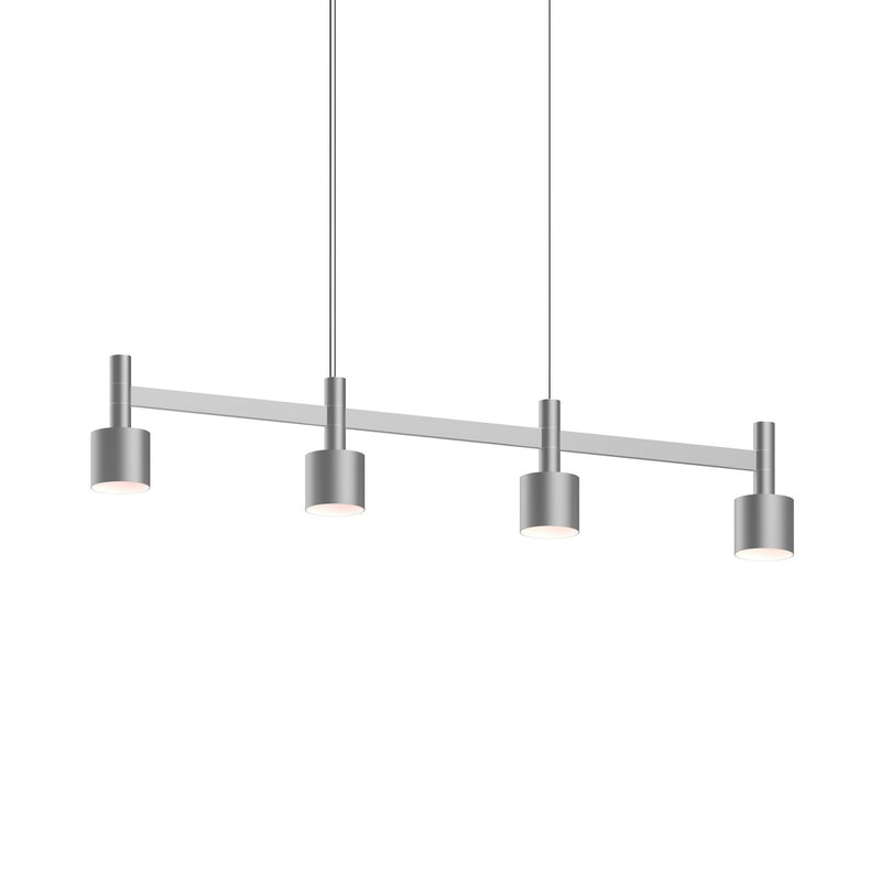 Sonneman - 1784.16 - LED Linear Pendant - Systema Staccato - Bright Satin Aluminum