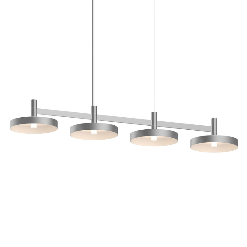 Sonneman - 1784.16 - LED Linear Pendant - Systema Staccato - Bright Satin Aluminum