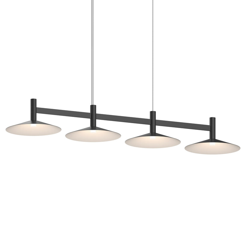 Sonneman - 1784.25 - LED Linear Pendant - Systema Staccato - Satin Black