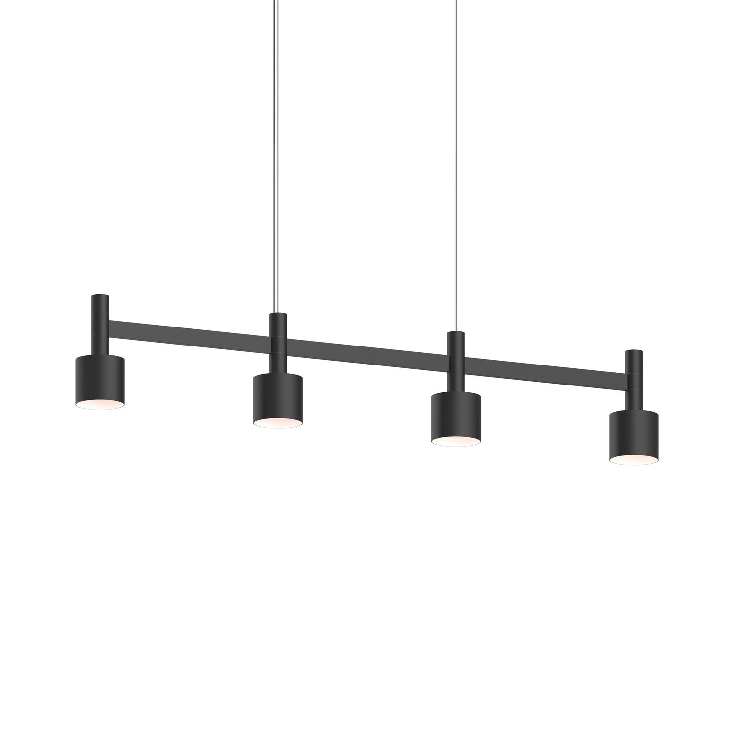 Sonneman - 1784.25 - LED Linear Pendant - Systema Staccato - Satin Black