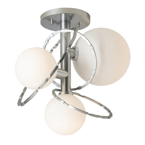 Hubbardton Forge - 121360-SKT-85-GG0712 - Three Light Semi-Flush Mount - Olympus - Sterling