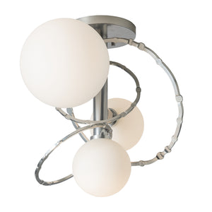 Hubbardton Forge - 121360-SKT-85-GG0712 - Three Light Semi-Flush Mount - Olympus - Sterling