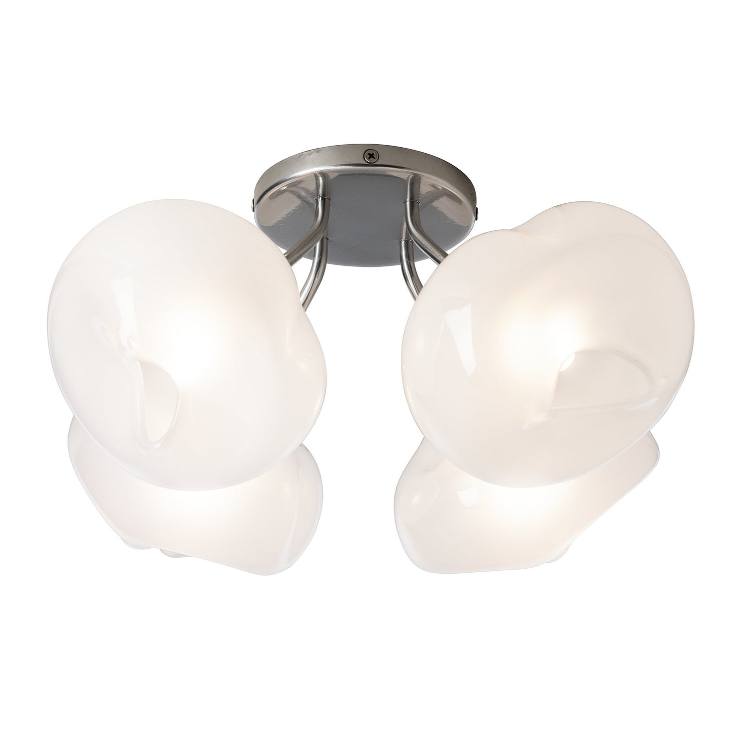 Hubbardton Forge - 121370-SKT-85-FD0710 - Ume 4-Light Semi-Flush - Ume - Sterling