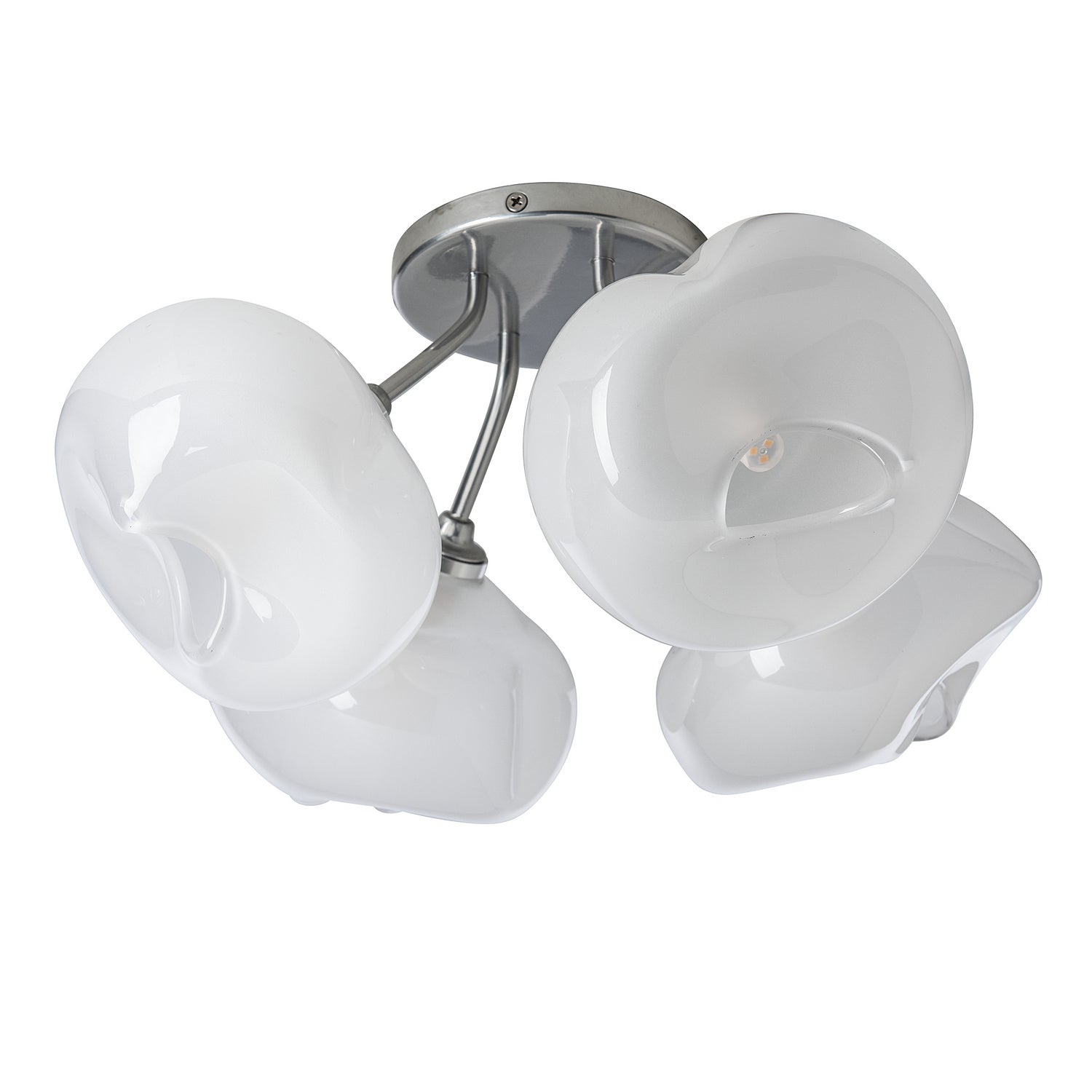 Hubbardton Forge - 121370-SKT-85-FD0710 - Ume 4-Light Semi-Flush - Ume - Sterling
