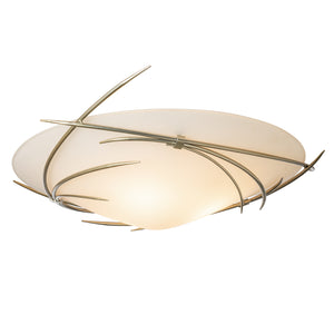 Hubbardton Forge - 121620-SKT-86-GG0722 - Three Light Semi-Flush Mount - Wisp - Modern Brass