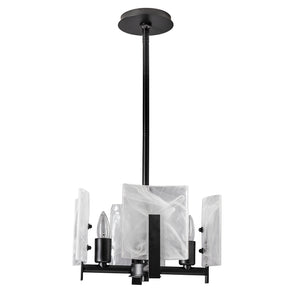 Hubbardton Forge - 131060-SKT-MULT-10-YR0719 - Four Light Semi-Flush/Pendant - Arc - Black