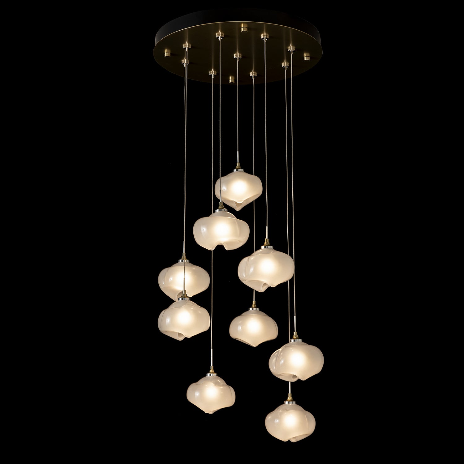 Hubbardton Forge - 131103-SKT-STND-10-FD0710 - Ume 9-Light Pendant - Ume - Black