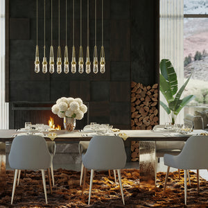 Hubbardton Forge - 131200-SKT-STND-86-YJ0434 - LED Pendant - Link - Modern Brass