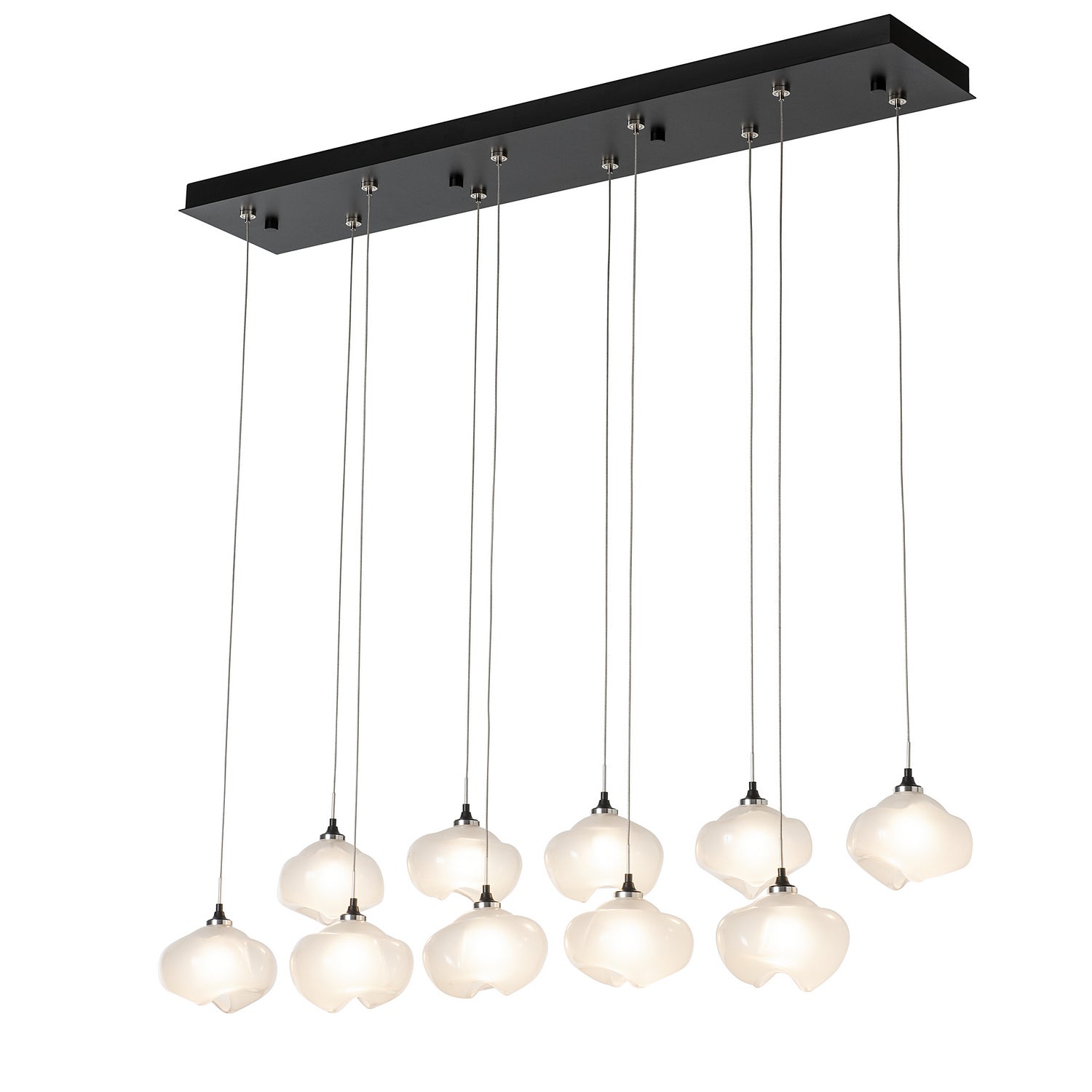 Hubbardton Forge - 131203-SKT-STND-10-FD0710 - Ume 10-Light Pendant - Ume - Black