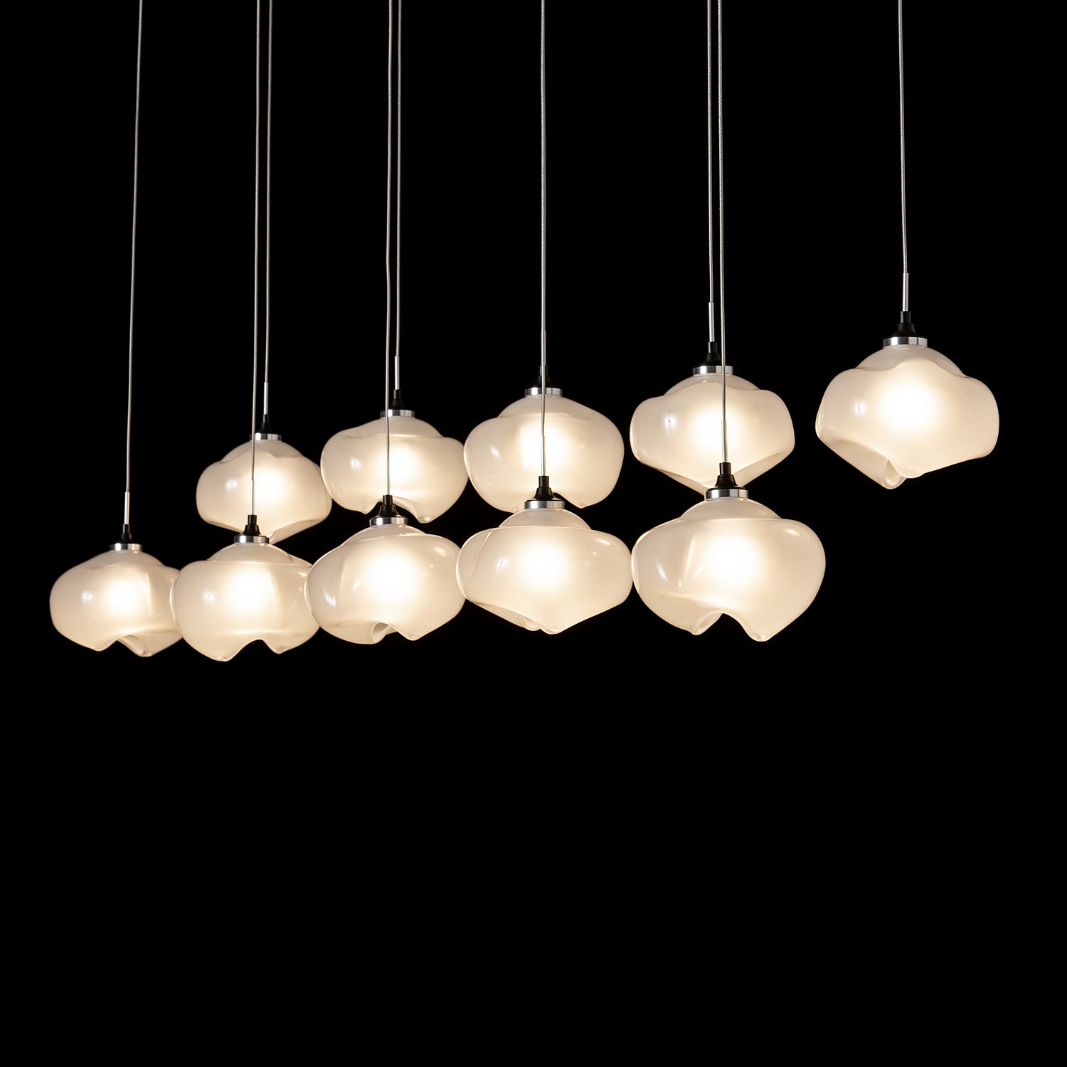 Hubbardton Forge - 131203-SKT-STND-10-FD0710 - Ume 10-Light Pendant - Ume - Black