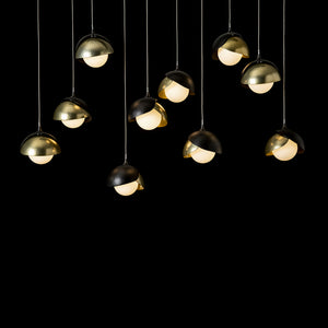 Hubbardton Forge - 131205-SKT-STND-10-86-GG0711 - LED Pendant - Brooklyn - Black