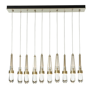 Hubbardton Forge - 131207-SKT-STND-86-ZM0434 - LED Pendant - Link - Modern Brass