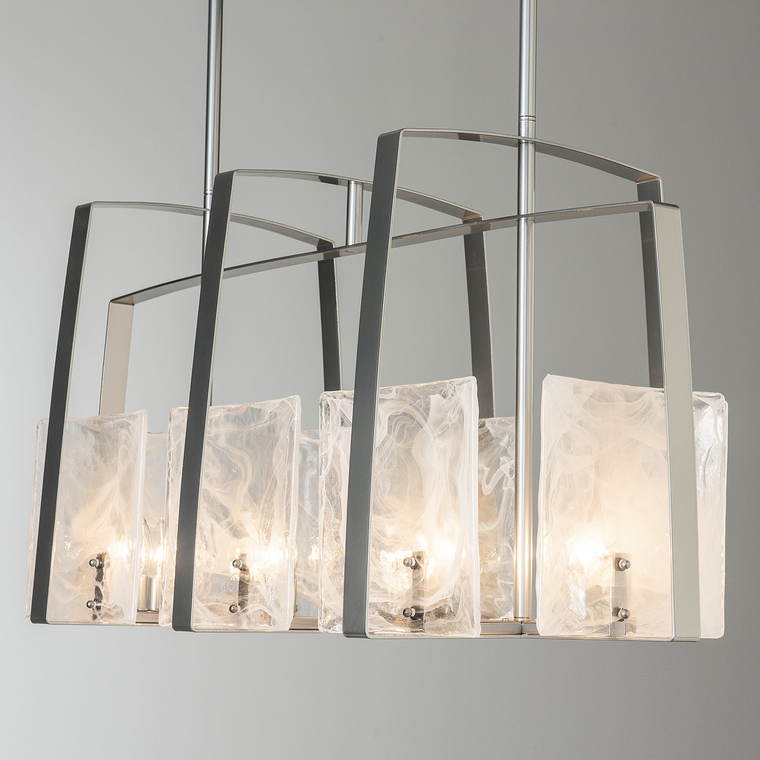 Hubbardton Forge - 131311-SKT-MULT-85-YR0699 - Eight Light Linear Pendant - Arc - Sterling