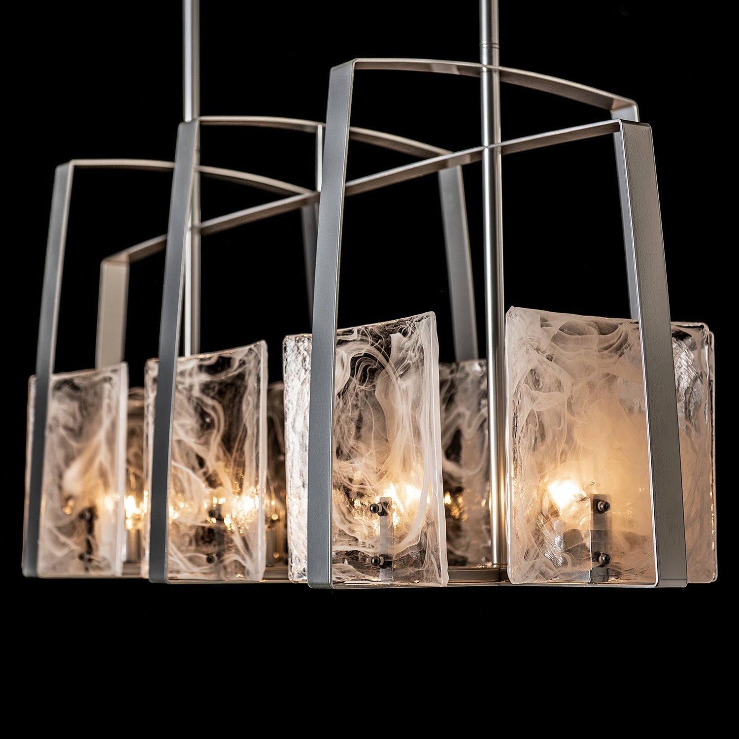 Hubbardton Forge - 131311-SKT-MULT-85-YR0699 - Eight Light Linear Pendant - Arc - Sterling