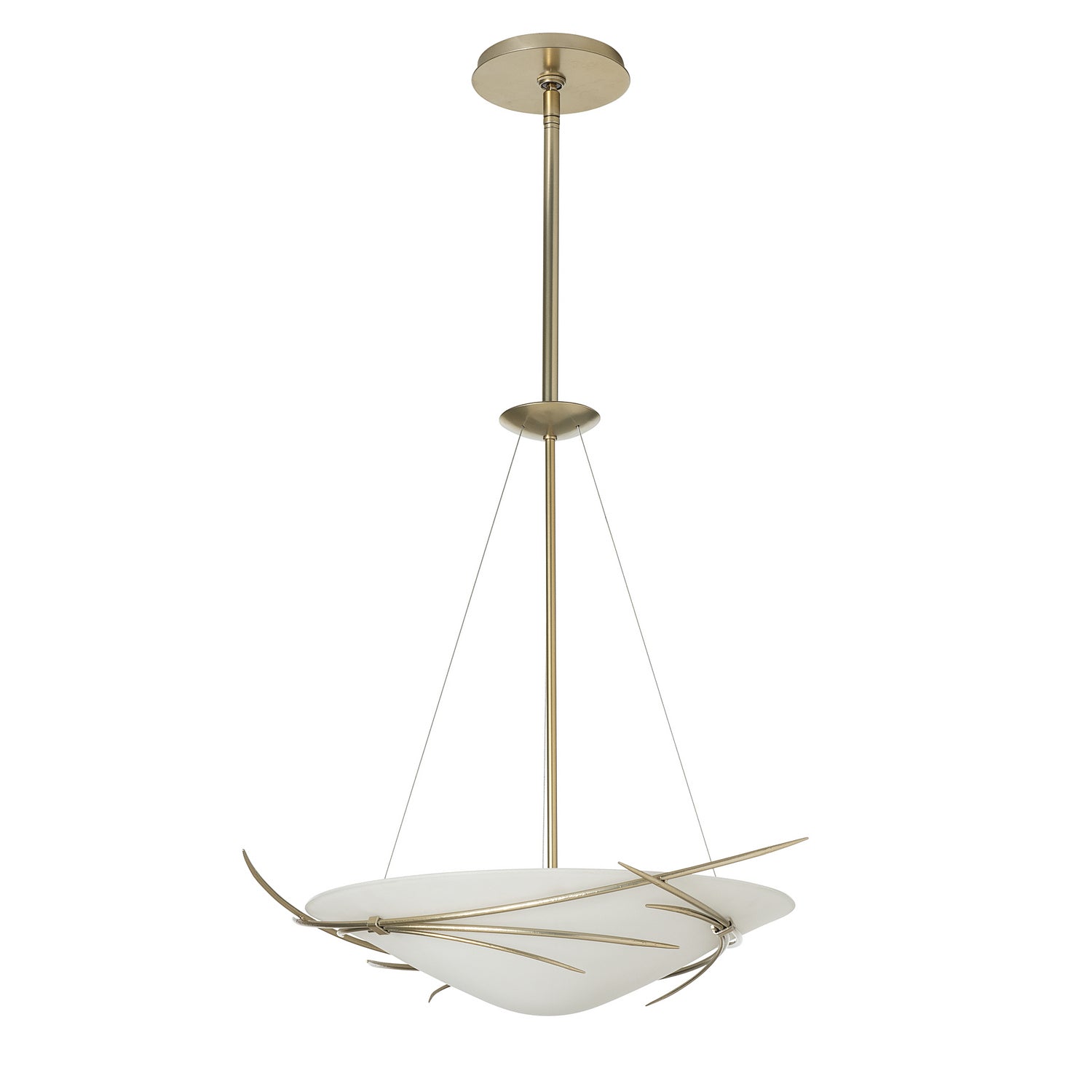 Hubbardton Forge - 131620-SKT-MULT-86-GG0722 - Three Light Pendant - Wisp - Modern Brass