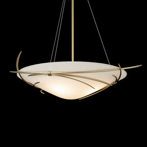 Hubbardton Forge - 131620-SKT-MULT-86-GG0722 - Three Light Pendant - Wisp - Modern Brass