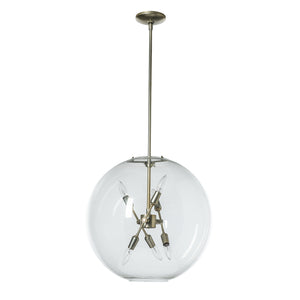 Hubbardton Forge - 134410-SKT-MULT-86-ZM0497 - Six Light Pendant - Sfera - Modern Brass