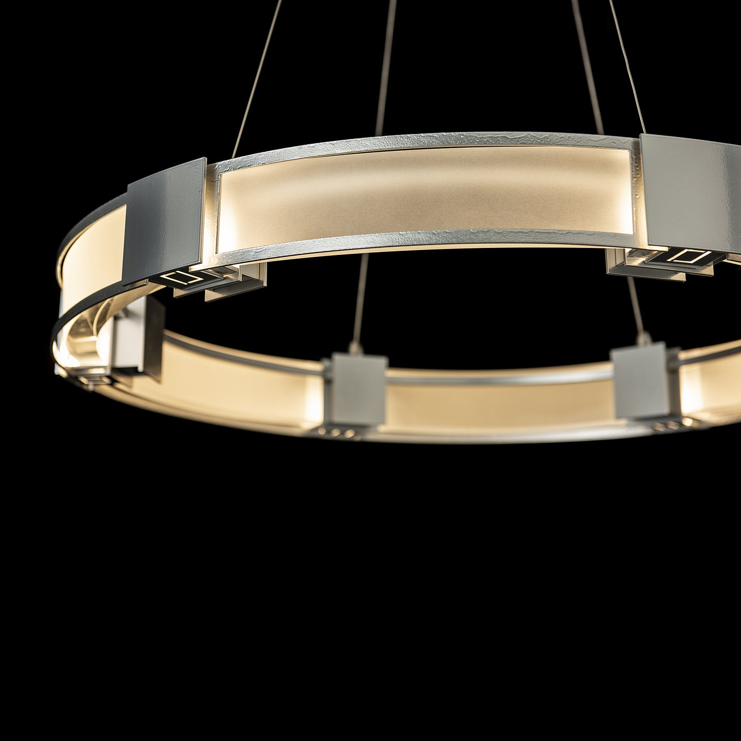 Hubbardton Forge - 138588-SKT-STND-85-FD0399 - Aura Glass Pendant - Aura - Sterling