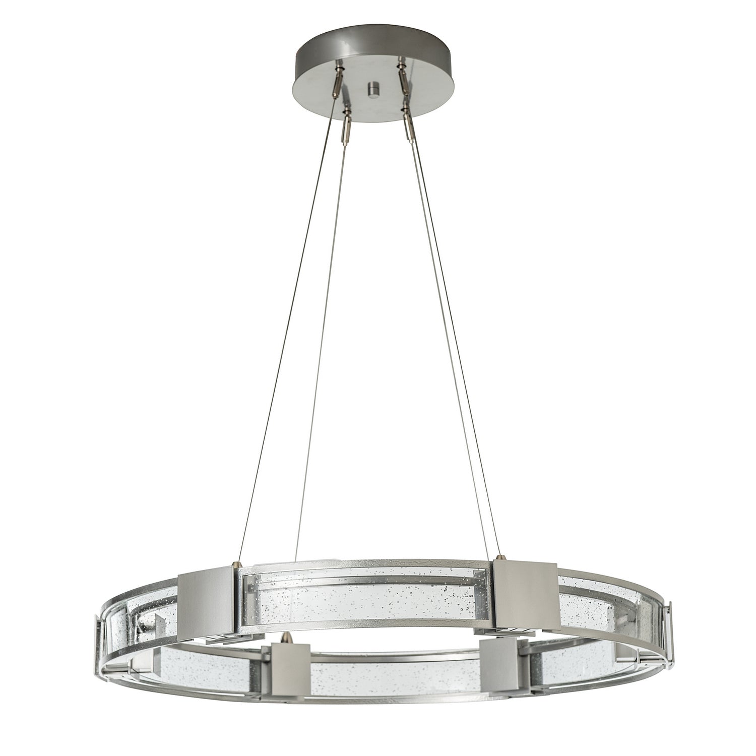 Hubbardton Forge - 138588-SKT-STND-85-II0399 - Aura Glass Pendant - Aura - Sterling