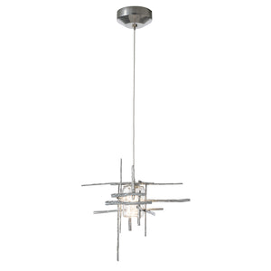 Hubbardton Forge - 161184-SKT-STND-85-II0728 - One Light Mini Pendant - Tura - Sterling