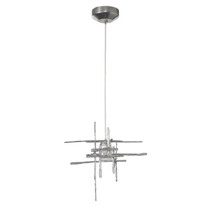 Hubbardton Forge - 161185-SKT-STND-85-YC0305 - One Light Mini Pendant - Tura - Sterling