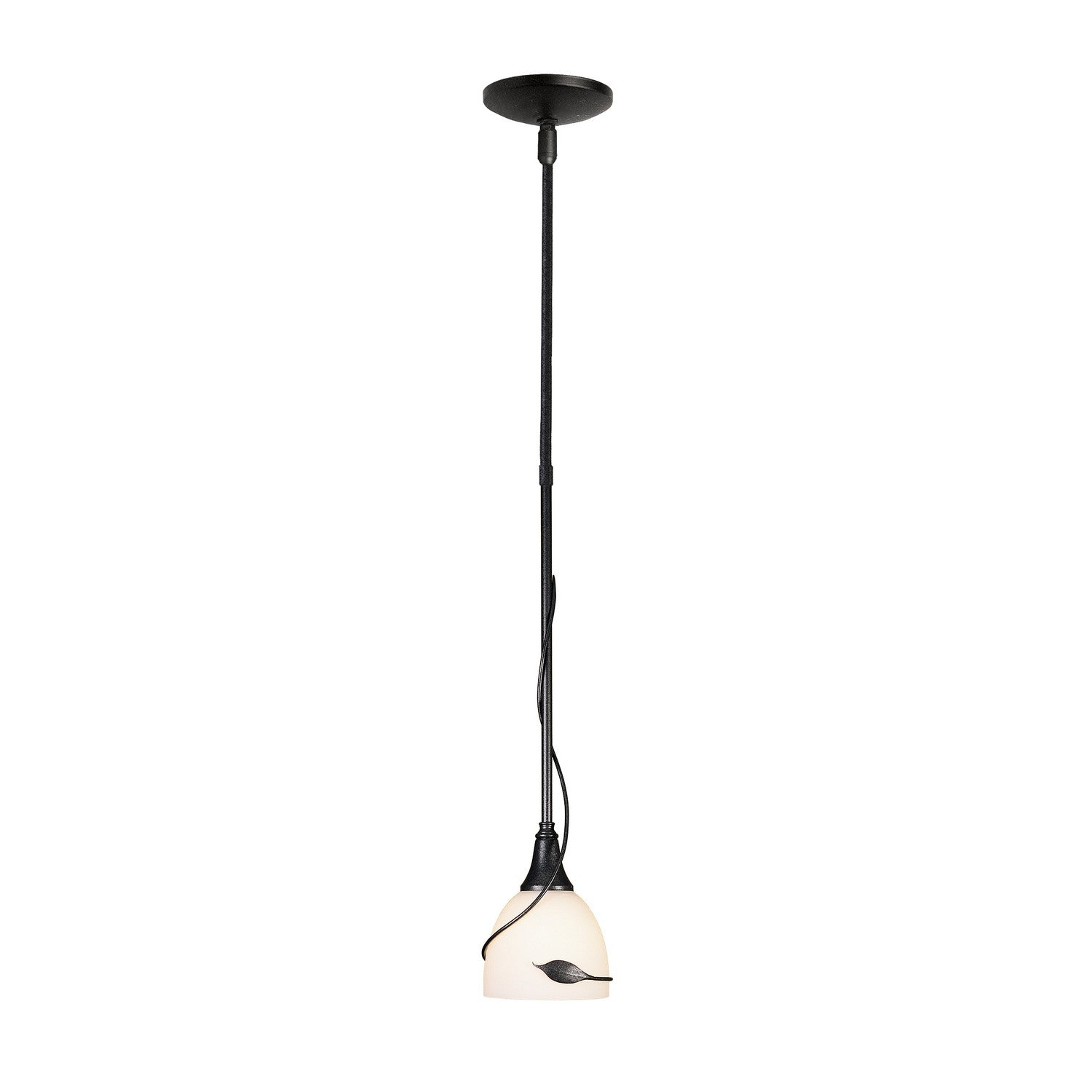 Hubbardton Forge - 182660-SKT-MULT-20-GG0001 - One Light Mini Pendant - Leaf - Natural Iron