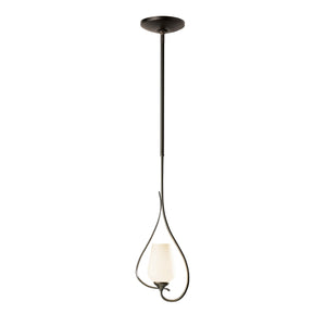 Hubbardton Forge - 183050-SKT-MULT-07-GG0303 - One Light Mini Pendant - Flora - Dark Smoke