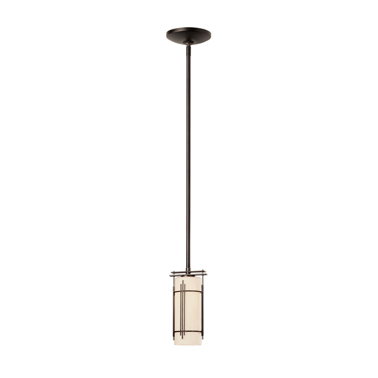 Hubbardton Forge - 183550-SKT-MULT-07-GG0118 - One Light Mini Pendant - Paralline - Dark Smoke