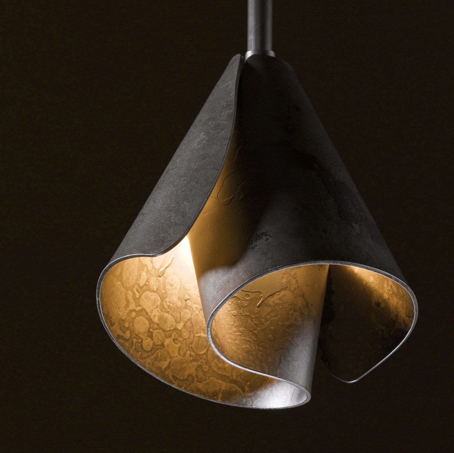 Hubbardton Forge - 184500-SKT-MULT-07 - Mobius Steel Shade Mini Pendant - Mobius - Dark Smoke