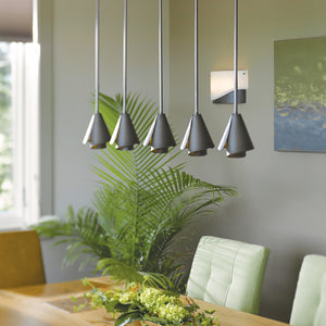 Hubbardton Forge - 184500-SKT-MULT-07 - One Light Mini Pendant - Mobius - Dark Smoke