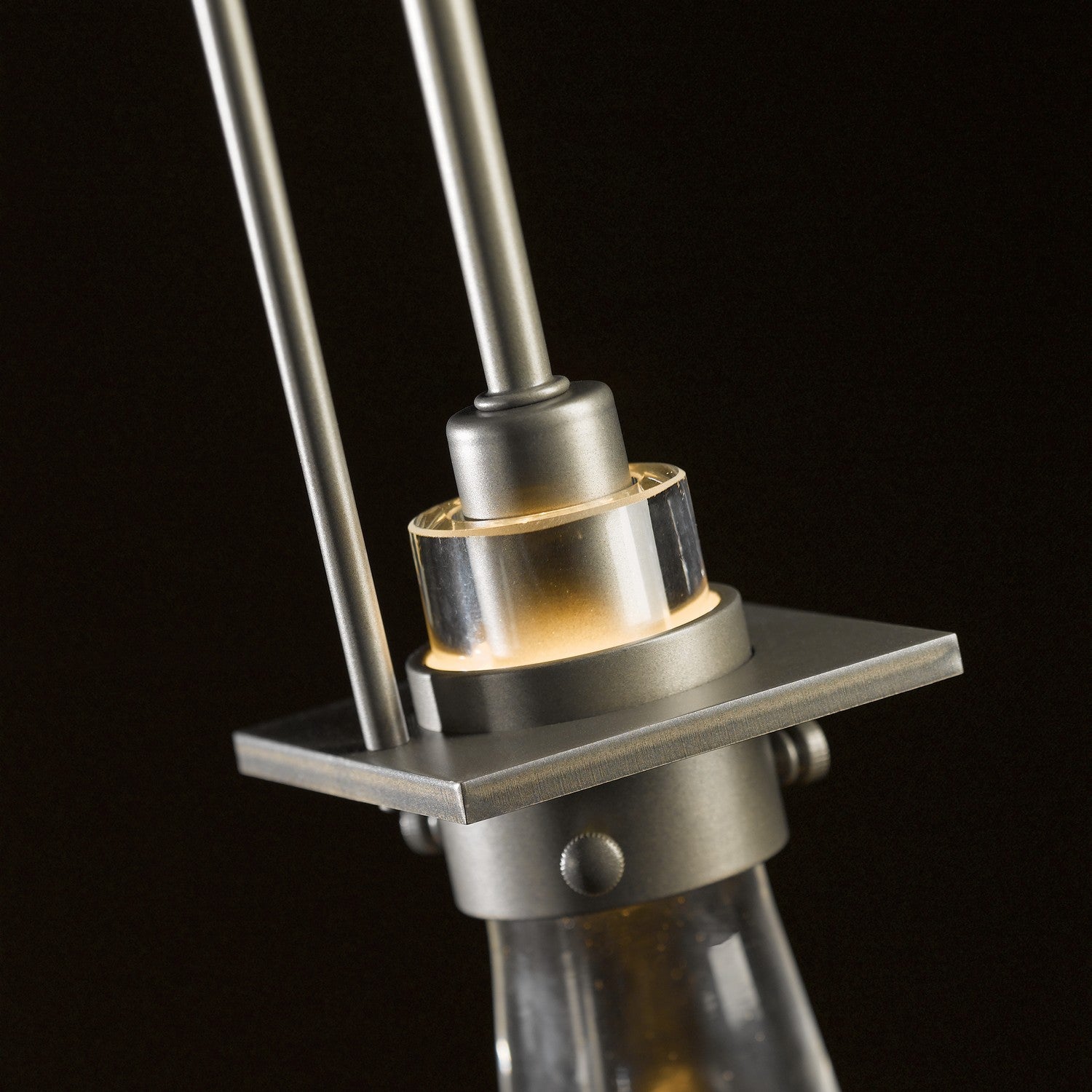 Hubbardton Forge - 187100-SKT-MULT-07-ZM0343 - Erlenmeyer Small Mini Pendant - Erlenmeyer - Dark Smoke