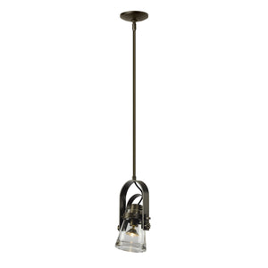 Hubbardton Forge - 187200-SKT-MULT-07-ZM0467 - One Light Mini Pendant - Erlenmeyer - Dark Smoke