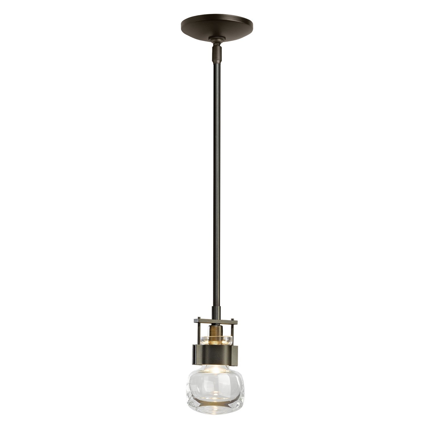 Hubbardton Forge - 187300-SKT-MULT-07-ZM0435 - One Light Mini Pendant - Cuff - Dark Smoke