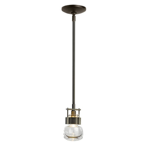 Hubbardton Forge - 187300-SKT-MULT-07-ZM0435 - One Light Mini Pendant - Cuff - Dark Smoke