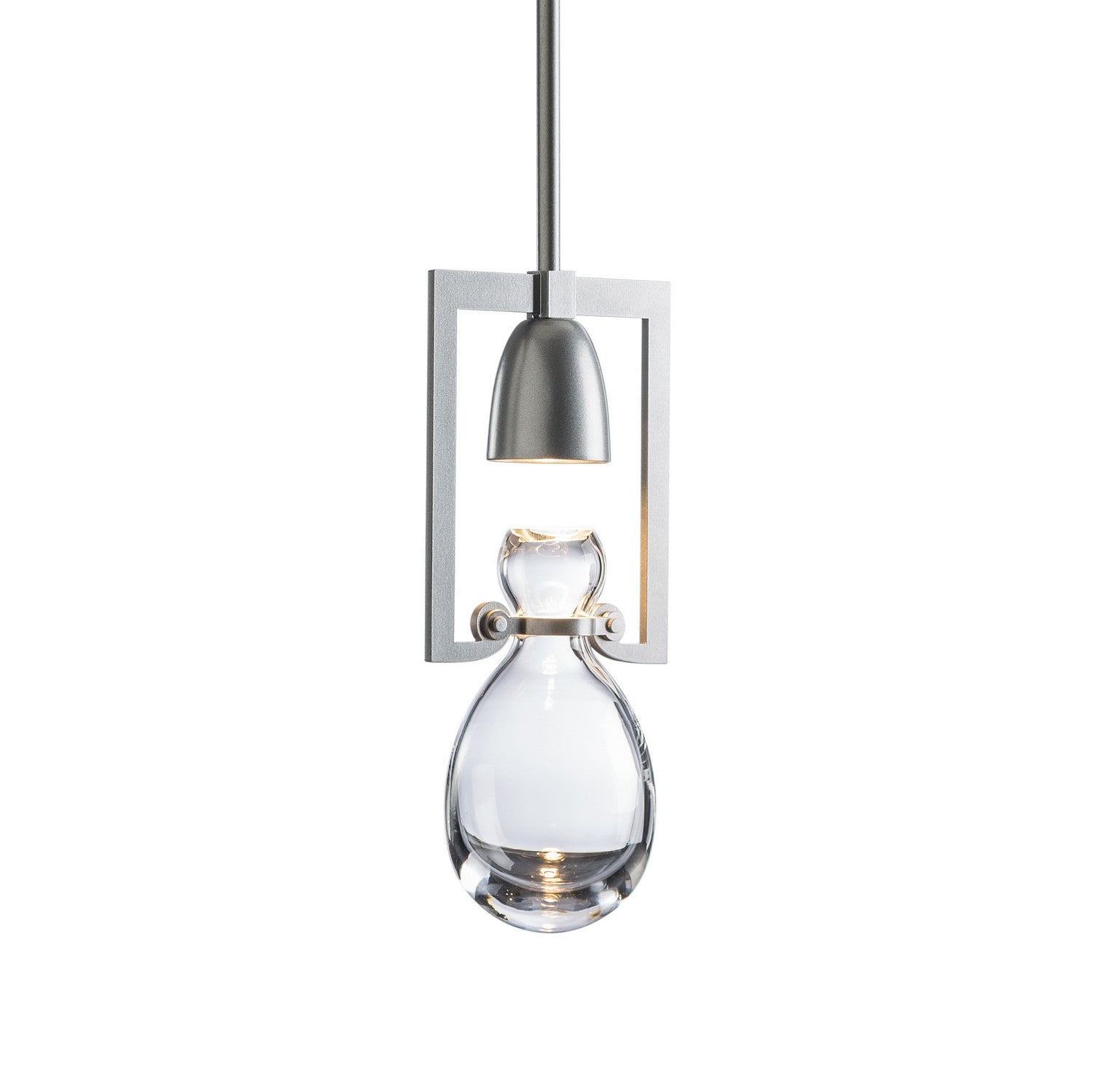 Hubbardton Forge - 187520-SKT-MULT-82-ZM0572 - One Light Mini Pendant - Apothecary - Vintage Platinum