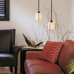 Hubbardton Forge - 187650-SKT-MULT-10-GG0140 - One Light Mini Pendant - Exos Glass - Black