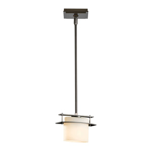 Hubbardton Forge - 188200-SKT-MULT-07-GG0182 - One Light Mini Pendant - Ellipse - Dark Smoke