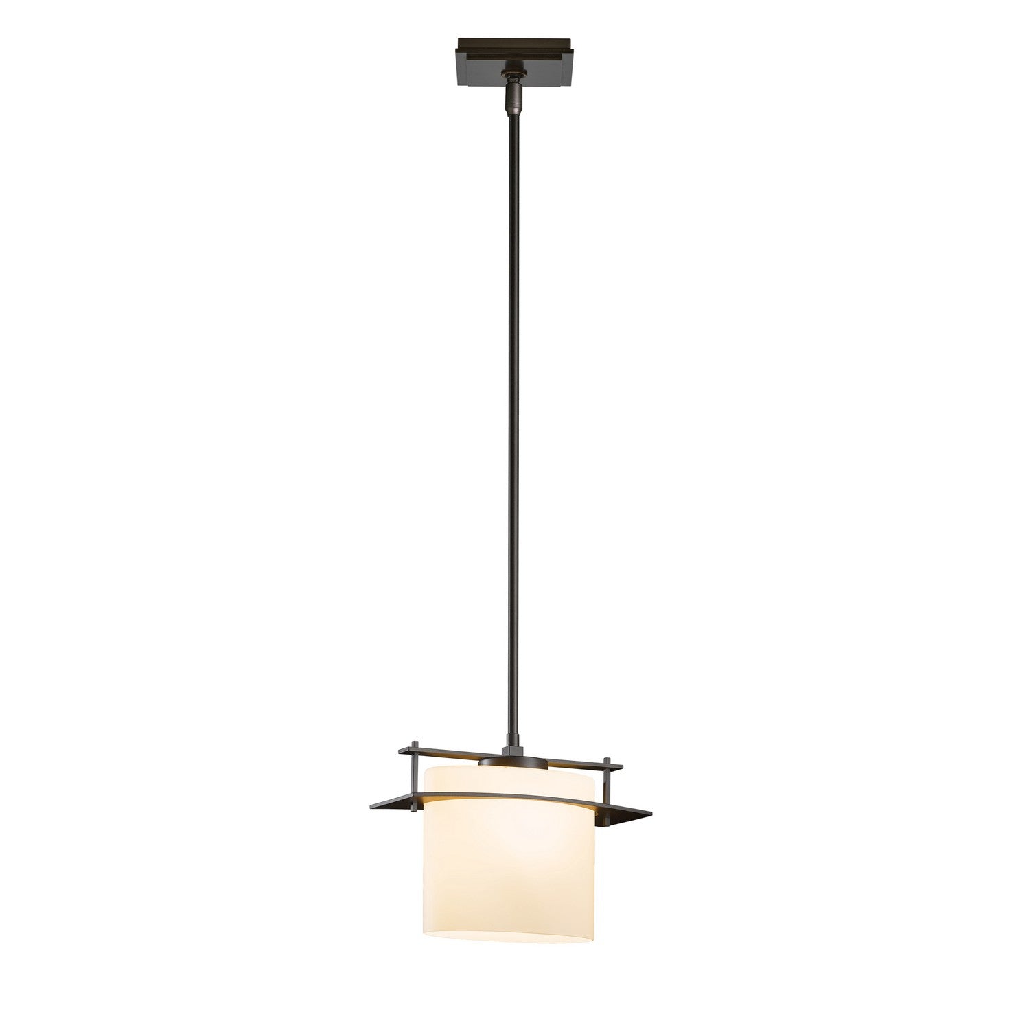 Hubbardton Forge - 188250-SKT-MULT-07-GG0194 - One Light Mini Pendant - Ellipse - Dark Smoke