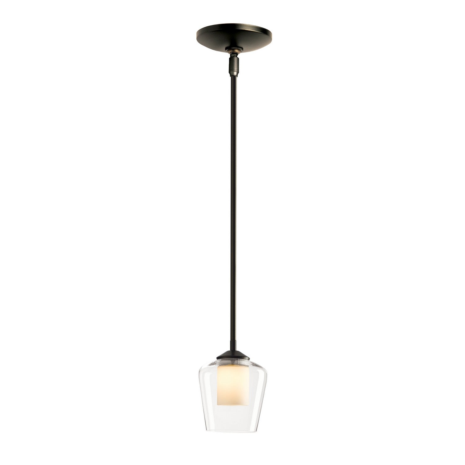 Hubbardton Forge - 188600-SKT-MULT-07-ZU0291 - One Light Mini Pendant - Simple Lines - Dark Smoke