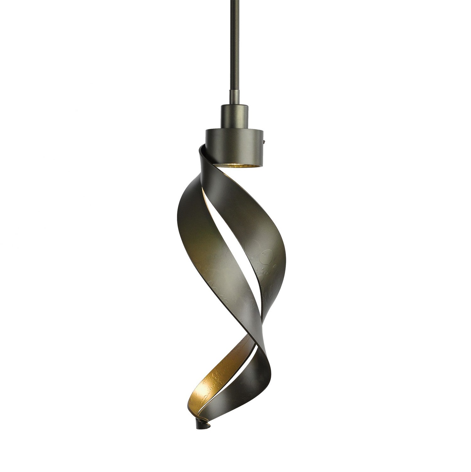 Hubbardton Forge - 188750-SKT-MULT-07 - One Light Mini Pendant - Folio - Dark Smoke