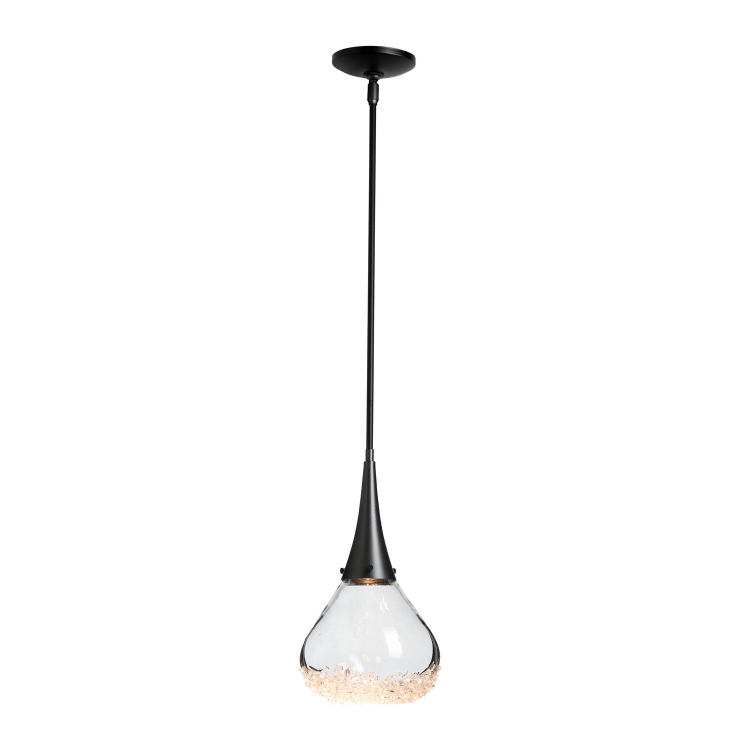 Hubbardton Forge - 188902-SKT-MULT-10-ZM0676 - One Light Mini Pendant - Fritz - Black