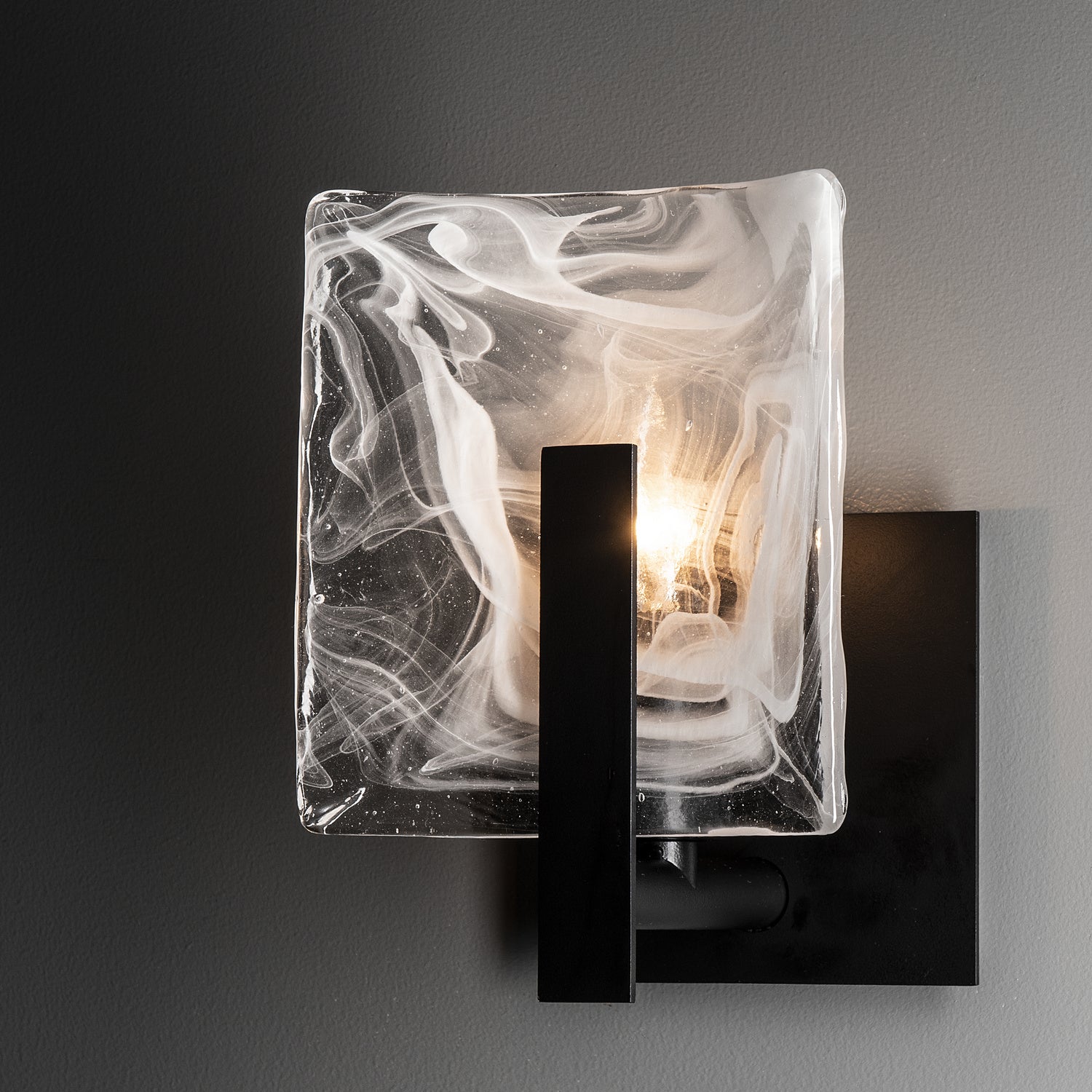 Hubbardton Forge - 201311-SKT-10-YR0719 - Arc Small 1-Light Bath Sconce - Arc - Black