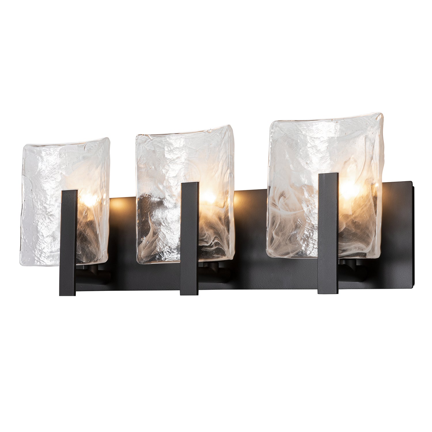 Hubbardton Forge - 201312-SKT-10-YR0719 - Arc 3-Light Bath Sconce - Arc - Black