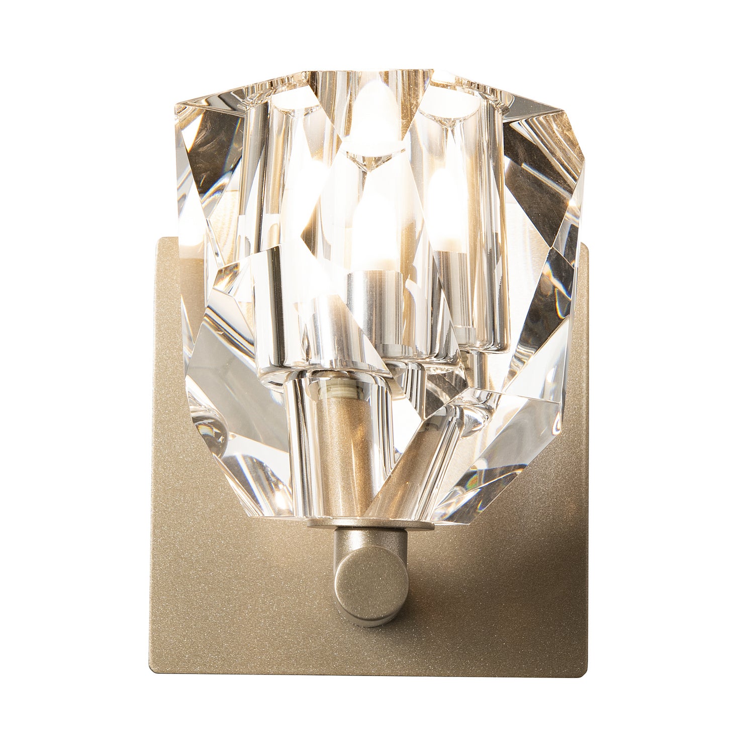 Hubbardton Forge - 201320-SKT-84-CR - Gatsby 1-Light Bath Sconce - Gatsby - Soft Gold