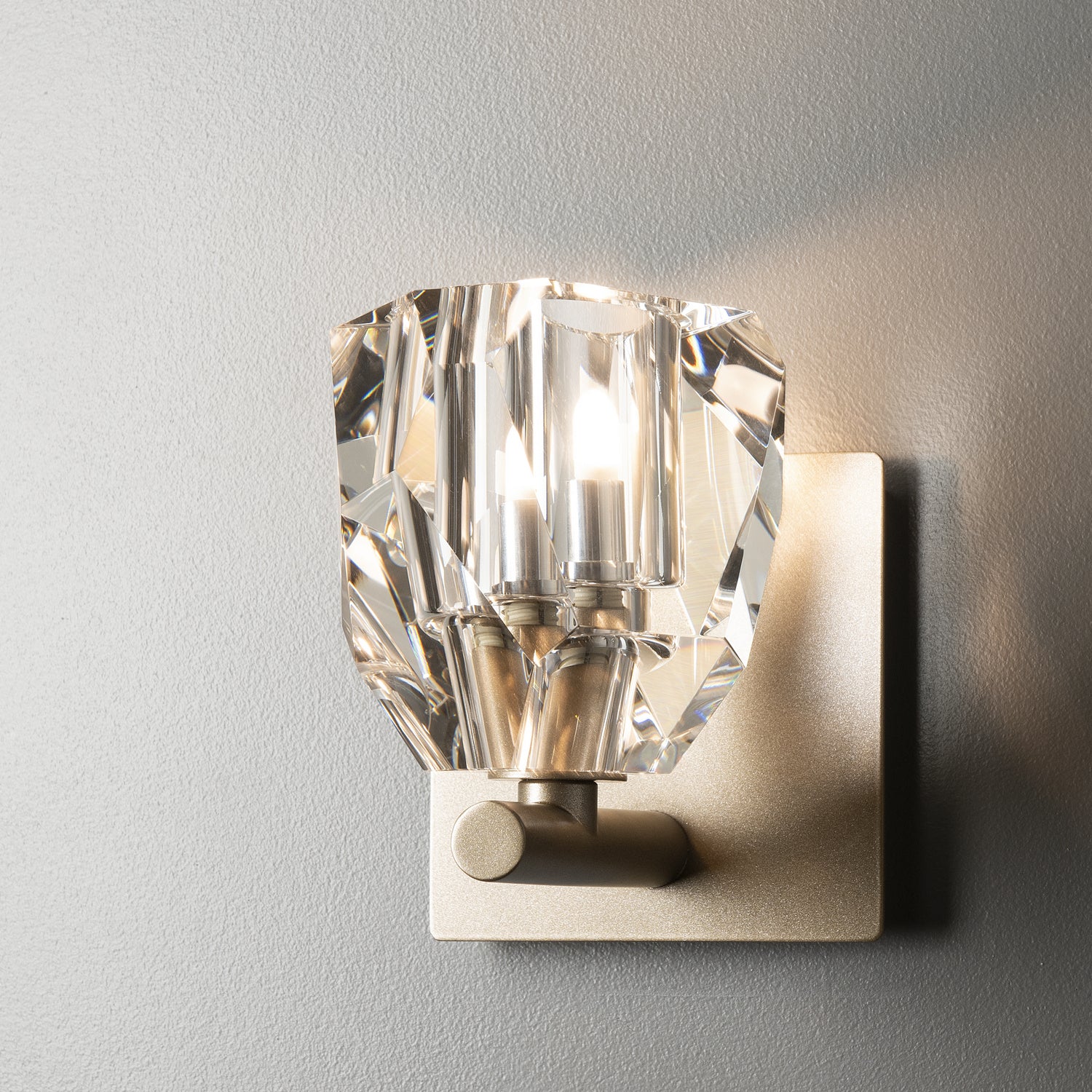 Hubbardton Forge - 201320-SKT-84-CR - Gatsby 1-Light Bath Sconce - Gatsby - Soft Gold