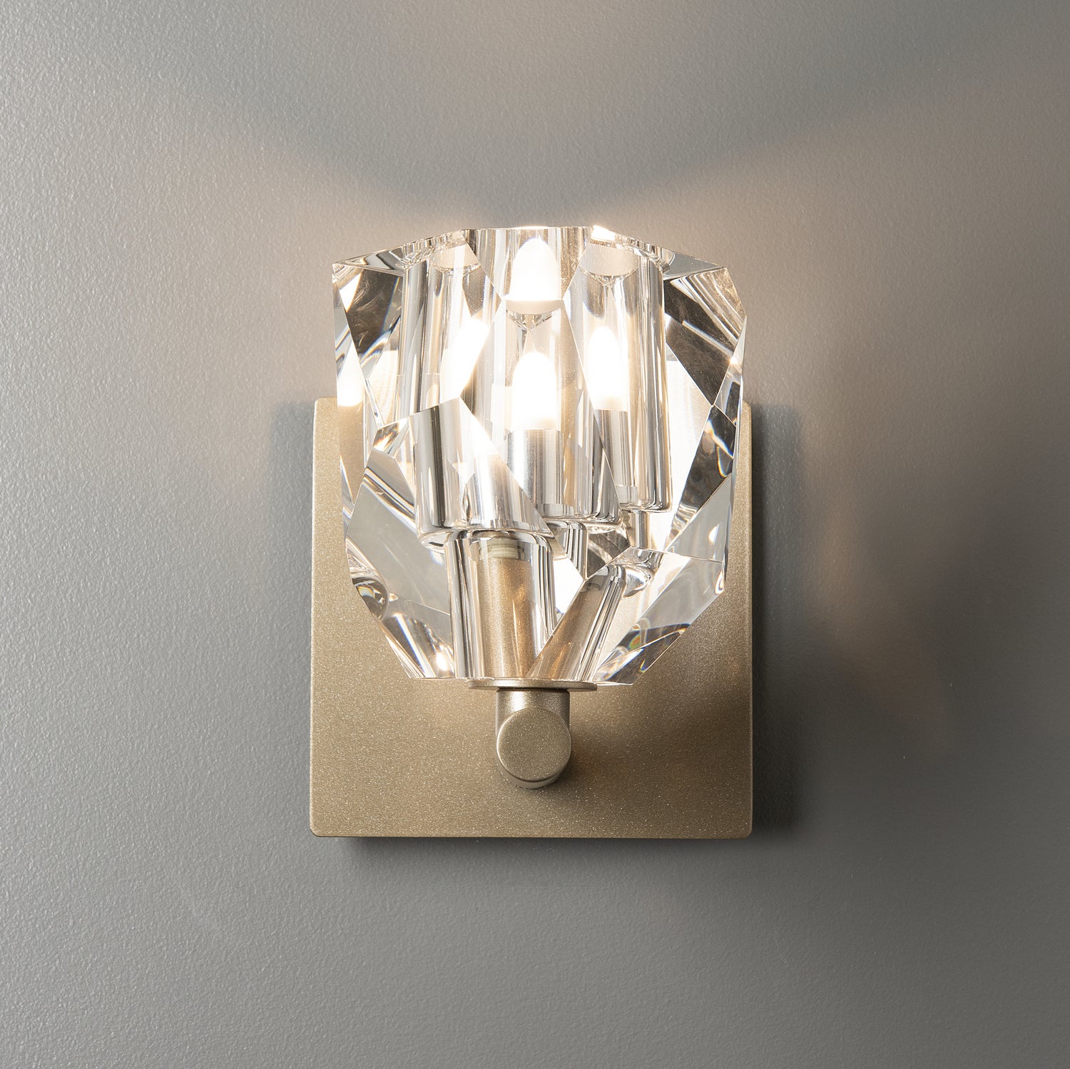 Hubbardton Forge - 201320-SKT-84-CR - Gatsby 1-Light Bath Sconce - Gatsby - Soft Gold