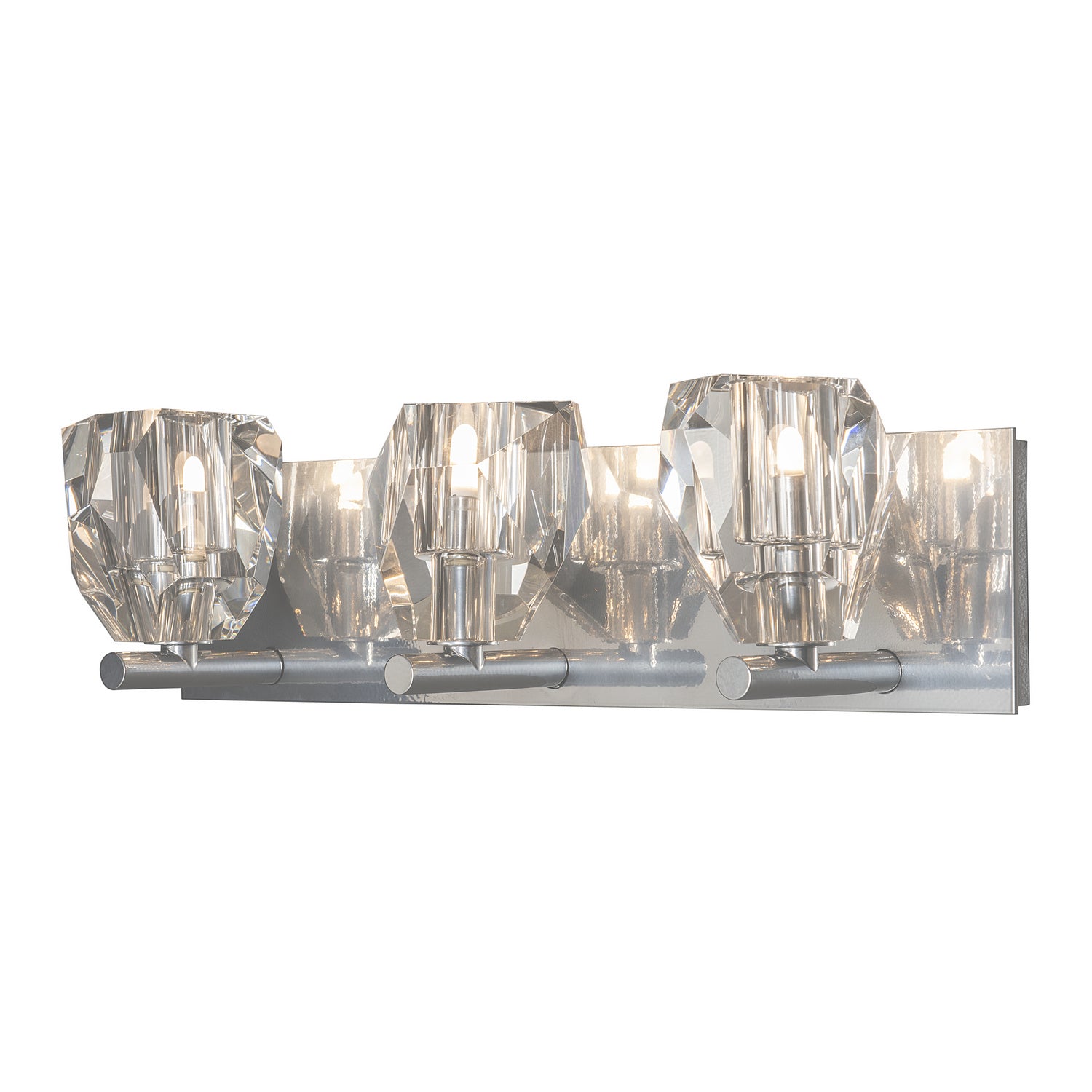 Hubbardton Forge - 201322-SKT-85-CR - Gatsby 3-Light Bath Sconce - Gatsby - Sterling