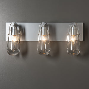 Hubbardton Forge - 201332-SKT-85-ZM0718 - Three Light Bath Sconce - Eos - Sterling