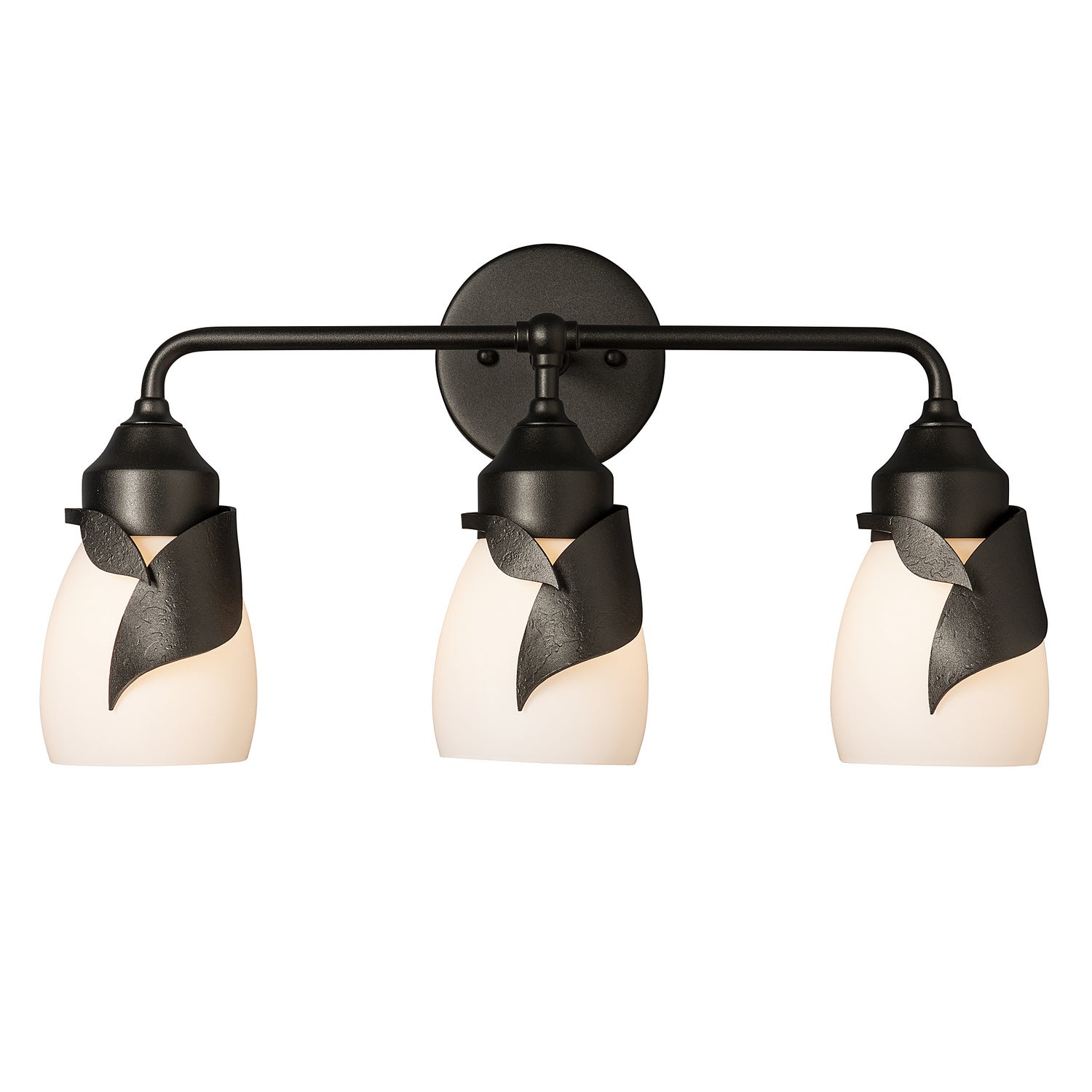 Hubbardton Forge - 201352-SKT-14-GG0330 - Lapas 3-Light Bath Sconce - Lapas - Oil Rubbed Bronze