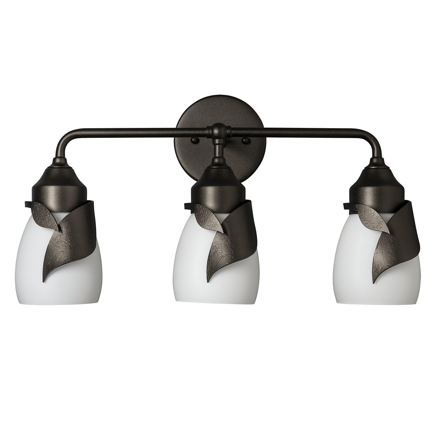 Hubbardton Forge - 201352-SKT-14-GG0330 - Lapas 3-Light Bath Sconce - Lapas - Oil Rubbed Bronze